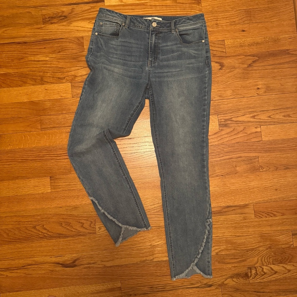 Raw Hem Jeans